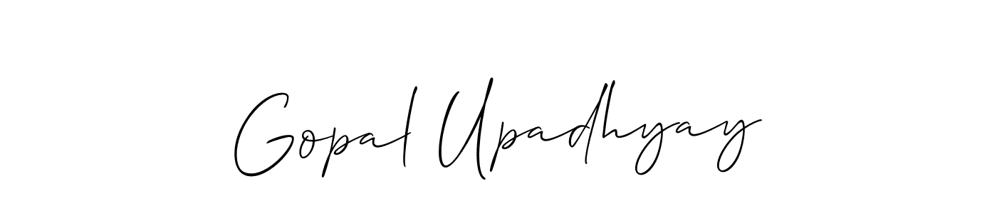 Best and Professional Signature Style for Gopal Upadhyay. Allison_Script Best Signature Style Collection. Gopal Upadhyay signature style 2 images and pictures png