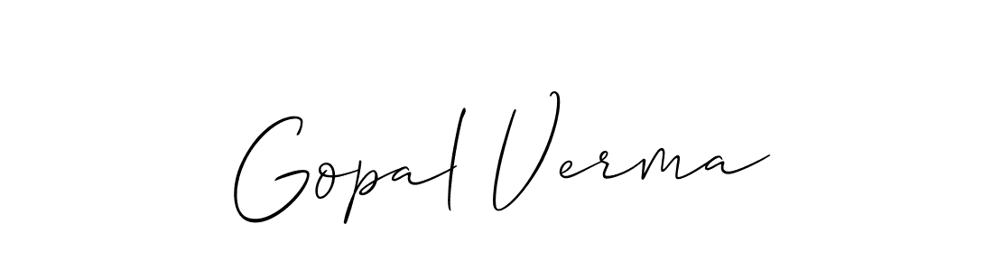 Once you've used our free online signature maker to create your best signature Allison_Script style, it's time to enjoy all of the benefits that Gopal Verma name signing documents. Gopal Verma signature style 2 images and pictures png