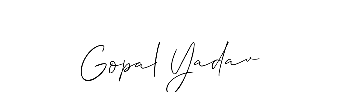 Check out images of Autograph of Gopal Yadav name. Actor Gopal Yadav Signature Style. Allison_Script is a professional sign style online. Gopal Yadav signature style 2 images and pictures png