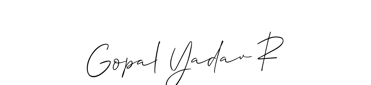 You can use this online signature creator to create a handwritten signature for the name Gopal Yadav R. This is the best online autograph maker. Gopal Yadav R signature style 2 images and pictures png