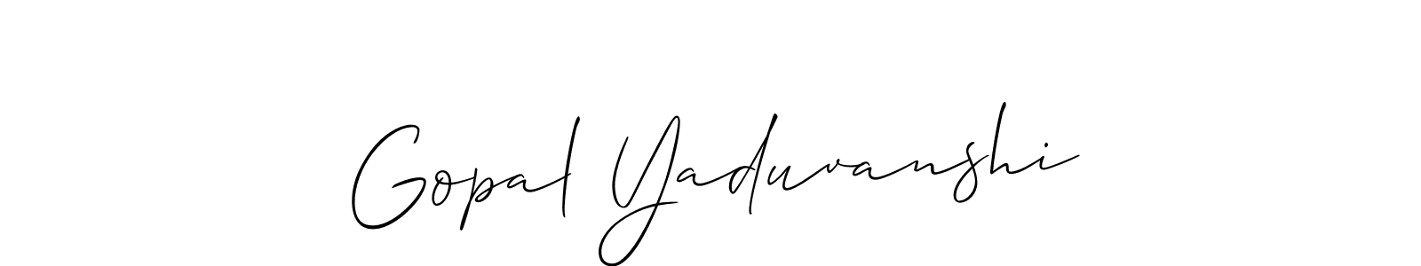 Best and Professional Signature Style for Gopal Yaduvanshi. Allison_Script Best Signature Style Collection. Gopal Yaduvanshi signature style 2 images and pictures png