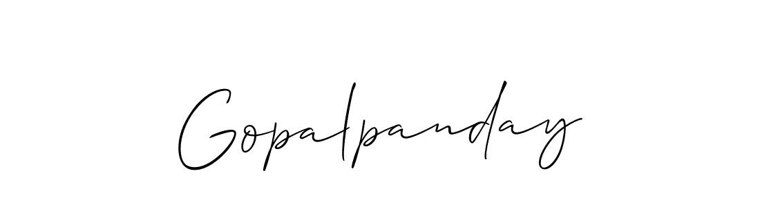 Best and Professional Signature Style for Gopalpanday. Allison_Script Best Signature Style Collection. Gopalpanday signature style 2 images and pictures png