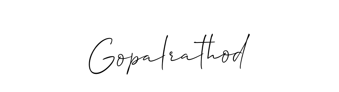 How to Draw Gopalrathod signature style? Allison_Script is a latest design signature styles for name Gopalrathod. Gopalrathod signature style 2 images and pictures png