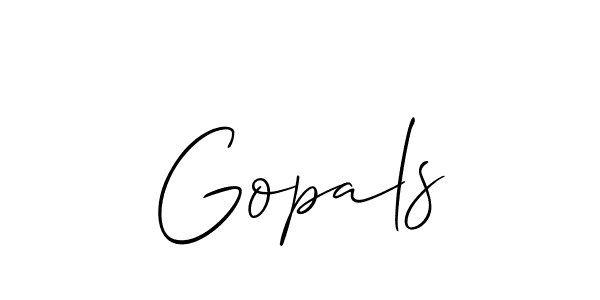 Make a short Gopals signature style. Manage your documents anywhere anytime using Allison_Script. Create and add eSignatures, submit forms, share and send files easily. Gopals signature style 2 images and pictures png