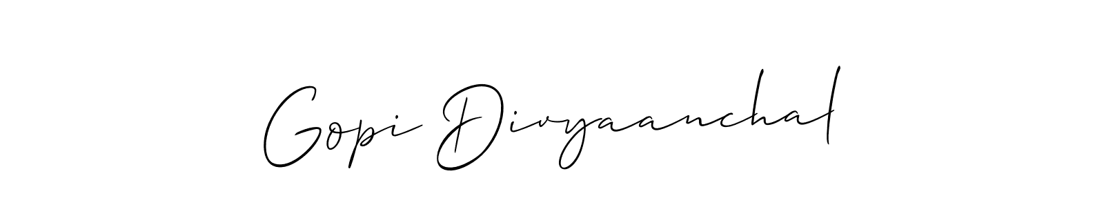 Once you've used our free online signature maker to create your best signature Allison_Script style, it's time to enjoy all of the benefits that Gopi Divyaanchal name signing documents. Gopi Divyaanchal signature style 2 images and pictures png
