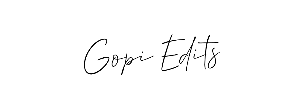 You can use this online signature creator to create a handwritten signature for the name Gopi Edits. This is the best online autograph maker. Gopi Edits signature style 2 images and pictures png