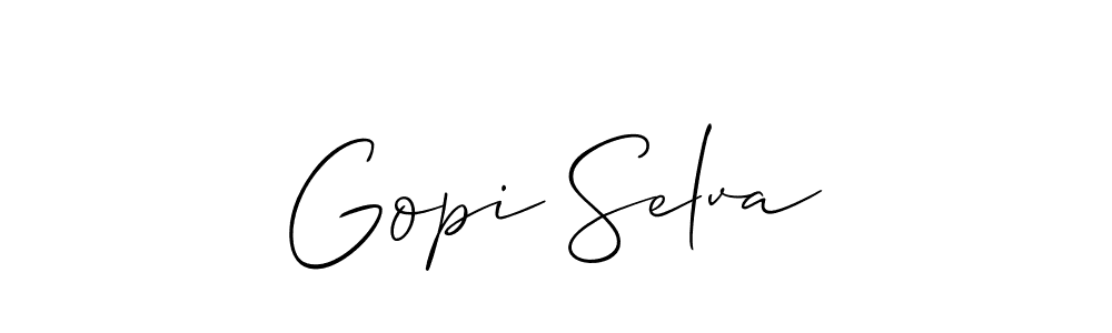 Here are the top 10 professional signature styles for the name Gopi Selva. These are the best autograph styles you can use for your name. Gopi Selva signature style 2 images and pictures png