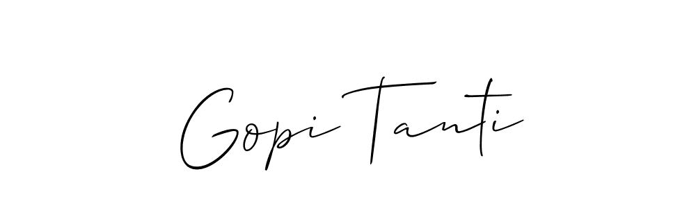 Here are the top 10 professional signature styles for the name Gopi Tanti. These are the best autograph styles you can use for your name. Gopi Tanti signature style 2 images and pictures png