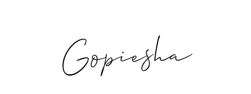 Here are the top 10 professional signature styles for the name Gopiesha. These are the best autograph styles you can use for your name. Gopiesha signature style 2 images and pictures png