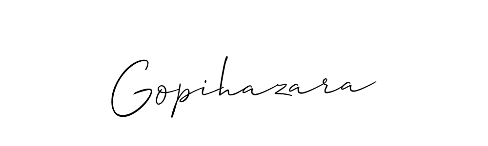 You can use this online signature creator to create a handwritten signature for the name Gopihazara. This is the best online autograph maker. Gopihazara signature style 2 images and pictures png