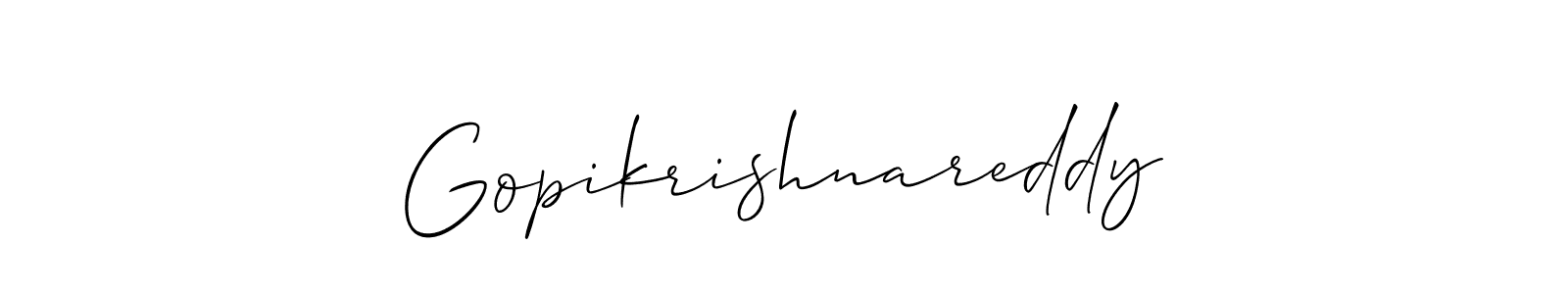 Once you've used our free online signature maker to create your best signature Allison_Script style, it's time to enjoy all of the benefits that Gopikrishnareddy name signing documents. Gopikrishnareddy signature style 2 images and pictures png