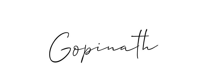 You should practise on your own different ways (Allison_Script) to write your name (Gopinath) in signature. don't let someone else do it for you. Gopinath signature style 2 images and pictures png