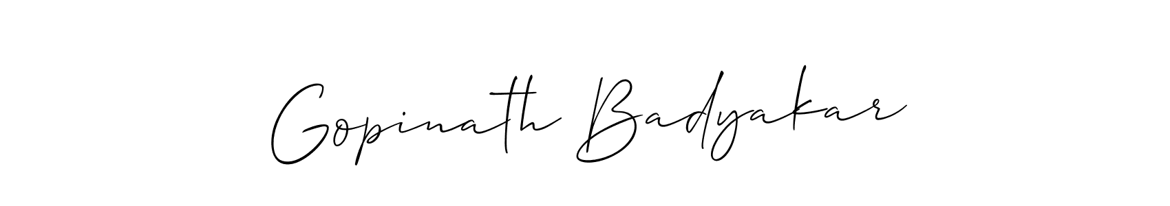 Make a beautiful signature design for name Gopinath Badyakar. Use this online signature maker to create a handwritten signature for free. Gopinath Badyakar signature style 2 images and pictures png