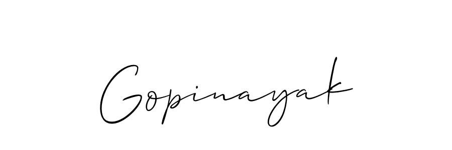 Gopinayak stylish signature style. Best Handwritten Sign (Allison_Script) for my name. Handwritten Signature Collection Ideas for my name Gopinayak. Gopinayak signature style 2 images and pictures png