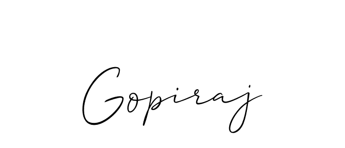 Once you've used our free online signature maker to create your best signature Allison_Script style, it's time to enjoy all of the benefits that Gopiraj name signing documents. Gopiraj signature style 2 images and pictures png