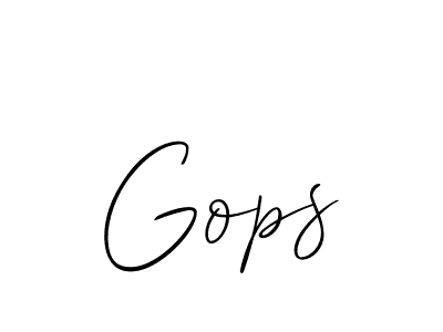 It looks lik you need a new signature style for name Gops. Design unique handwritten (Allison_Script) signature with our free signature maker in just a few clicks. Gops signature style 2 images and pictures png