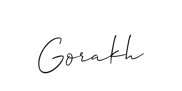 if you are searching for the best signature style for your name Gorakh. so please give up your signature search. here we have designed multiple signature styles  using Allison_Script. Gorakh signature style 2 images and pictures png