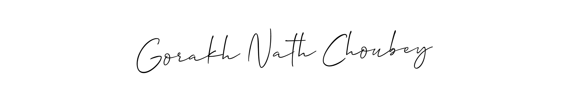 Here are the top 10 professional signature styles for the name Gorakh Nath Choubey. These are the best autograph styles you can use for your name. Gorakh Nath Choubey signature style 2 images and pictures png