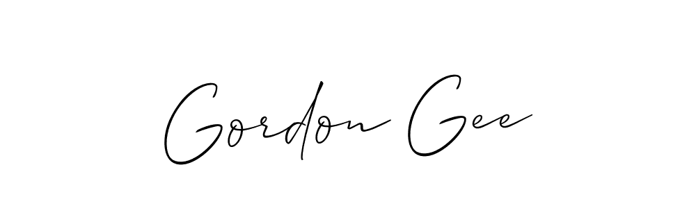 How to Draw Gordon Gee signature style? Allison_Script is a latest design signature styles for name Gordon Gee. Gordon Gee signature style 2 images and pictures png