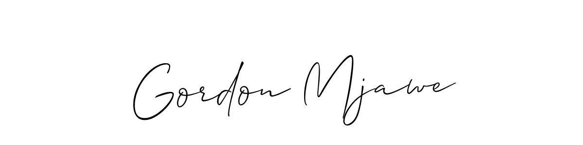 See photos of Gordon Mjawe official signature by Spectra . Check more albums & portfolios. Read reviews & check more about Allison_Script font. Gordon Mjawe signature style 2 images and pictures png