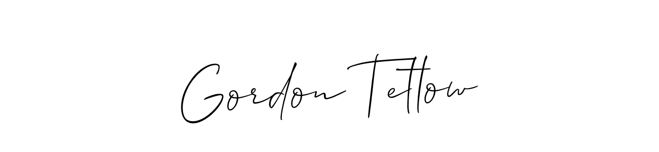 Check out images of Autograph of Gordon Tetlow name. Actor Gordon Tetlow Signature Style. Allison_Script is a professional sign style online. Gordon Tetlow signature style 2 images and pictures png