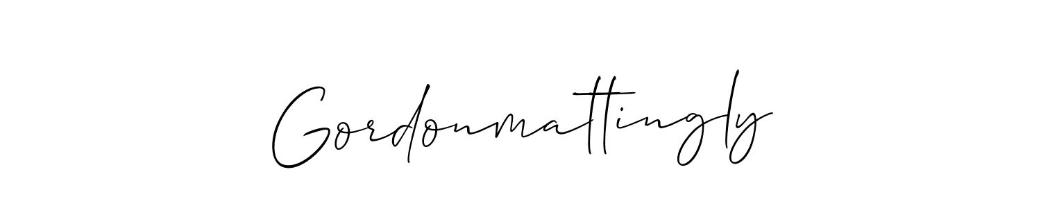 Similarly Allison_Script is the best handwritten signature design. Signature creator online .You can use it as an online autograph creator for name Gordonmattingly. Gordonmattingly signature style 2 images and pictures png