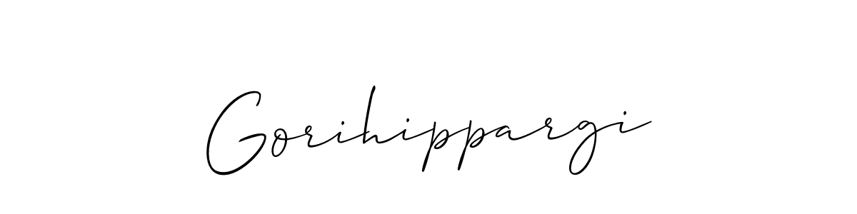 Make a beautiful signature design for name Gorihippargi. Use this online signature maker to create a handwritten signature for free. Gorihippargi signature style 2 images and pictures png