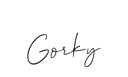 You can use this online signature creator to create a handwritten signature for the name Gorky. This is the best online autograph maker. Gorky signature style 2 images and pictures png