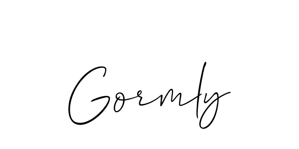 Best and Professional Signature Style for Gormly. Allison_Script Best Signature Style Collection. Gormly signature style 2 images and pictures png