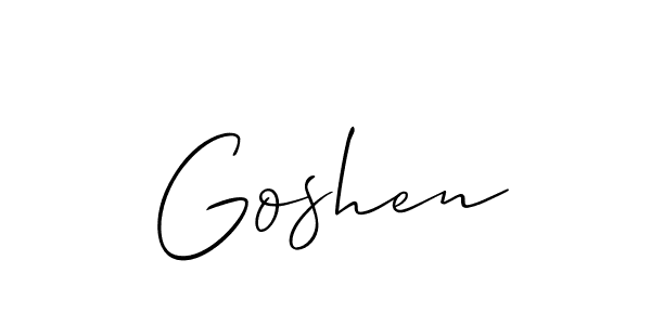 This is the best signature style for the Goshen name. Also you like these signature font (Allison_Script). Mix name signature. Goshen signature style 2 images and pictures png