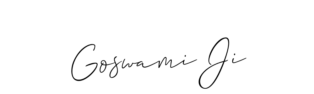 Make a beautiful signature design for name Goswami Ji. Use this online signature maker to create a handwritten signature for free. Goswami Ji signature style 2 images and pictures png