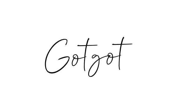 Make a beautiful signature design for name Gotgot. Use this online signature maker to create a handwritten signature for free. Gotgot signature style 2 images and pictures png