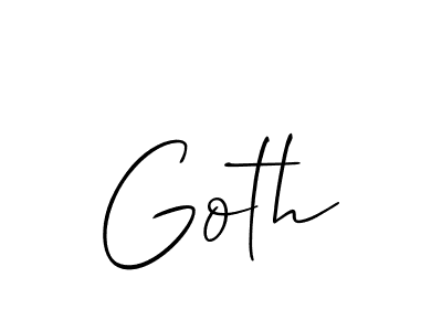 How to Draw Goth signature style? Allison_Script is a latest design signature styles for name Goth. Goth signature style 2 images and pictures png