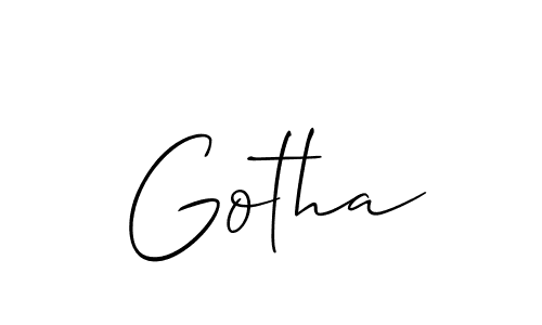 Check out images of Autograph of Gotha name. Actor Gotha Signature Style. Allison_Script is a professional sign style online. Gotha signature style 2 images and pictures png