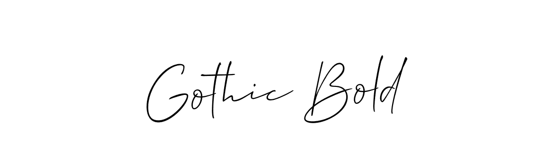 How to make Gothic Bold name signature. Use Allison_Script style for creating short signs online. This is the latest handwritten sign. Gothic Bold signature style 2 images and pictures png