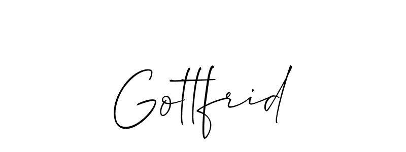 Make a beautiful signature design for name Gottfrid. Use this online signature maker to create a handwritten signature for free. Gottfrid signature style 2 images and pictures png