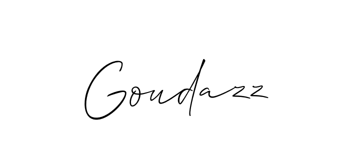 How to Draw Goudazz signature style? Allison_Script is a latest design signature styles for name Goudazz. Goudazz signature style 2 images and pictures png