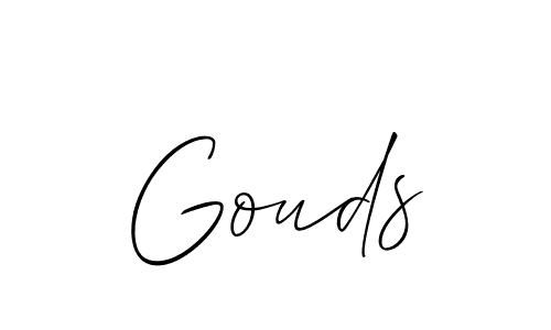 How to make Gouds name signature. Use Allison_Script style for creating short signs online. This is the latest handwritten sign. Gouds signature style 2 images and pictures png