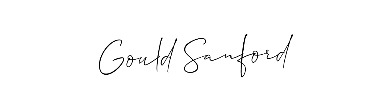 This is the best signature style for the Gould Sanford name. Also you like these signature font (Allison_Script). Mix name signature. Gould Sanford signature style 2 images and pictures png