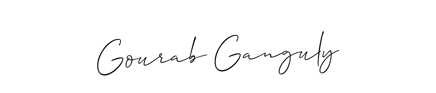 Similarly Allison_Script is the best handwritten signature design. Signature creator online .You can use it as an online autograph creator for name Gourab Ganguly. Gourab Ganguly signature style 2 images and pictures png