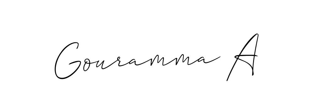 Also You can easily find your signature by using the search form. We will create Gouramma A name handwritten signature images for you free of cost using Allison_Script sign style. Gouramma A signature style 2 images and pictures png