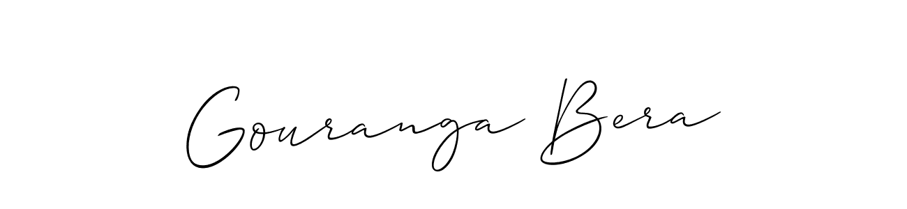 This is the best signature style for the Gouranga Bera name. Also you like these signature font (Allison_Script). Mix name signature. Gouranga Bera signature style 2 images and pictures png