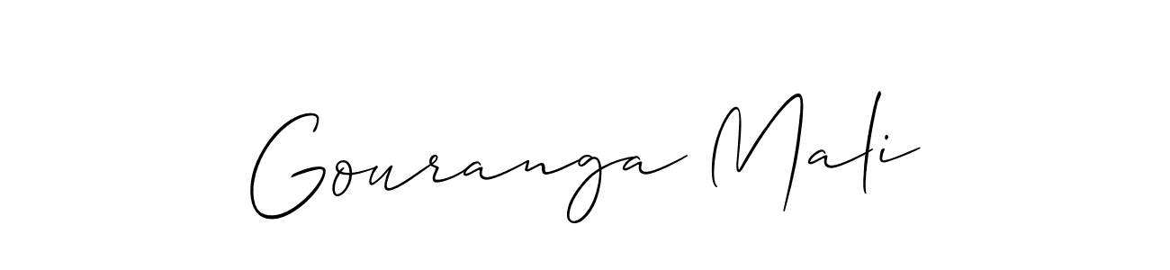 This is the best signature style for the Gouranga Mali name. Also you like these signature font (Allison_Script). Mix name signature. Gouranga Mali signature style 2 images and pictures png