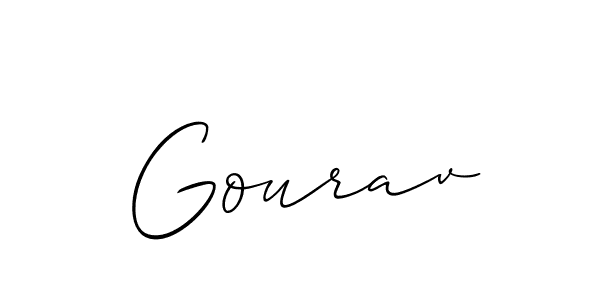You should practise on your own different ways (Allison_Script) to write your name (Gourav) in signature. don't let someone else do it for you. Gourav signature style 2 images and pictures png