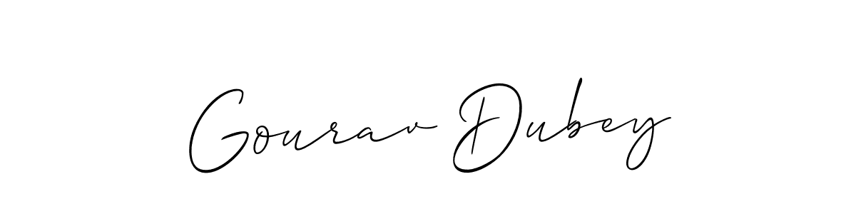 Also You can easily find your signature by using the search form. We will create Gourav Dubey name handwritten signature images for you free of cost using Allison_Script sign style. Gourav Dubey signature style 2 images and pictures png