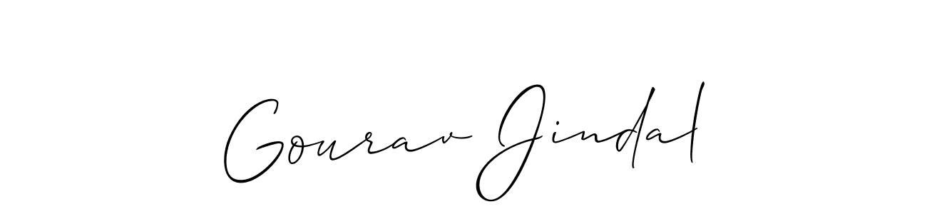 Also we have Gourav Jindal name is the best signature style. Create professional handwritten signature collection using Allison_Script autograph style. Gourav Jindal signature style 2 images and pictures png