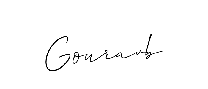 Also You can easily find your signature by using the search form. We will create Gouravb name handwritten signature images for you free of cost using Allison_Script sign style. Gouravb signature style 2 images and pictures png