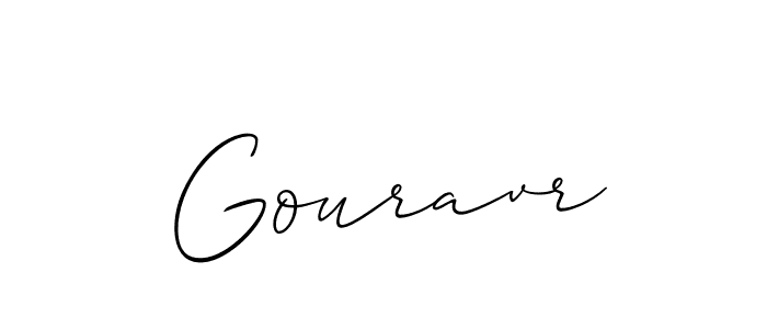 You should practise on your own different ways (Allison_Script) to write your name (Gouravr) in signature. don't let someone else do it for you. Gouravr signature style 2 images and pictures png