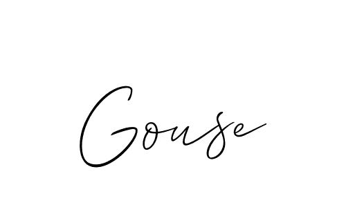 Also You can easily find your signature by using the search form. We will create Gouse name handwritten signature images for you free of cost using Allison_Script sign style. Gouse signature style 2 images and pictures png