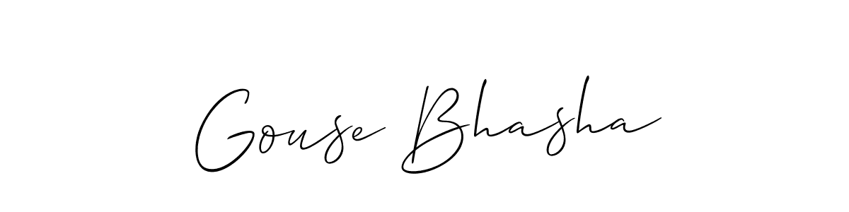 Make a beautiful signature design for name Gouse Bhasha. Use this online signature maker to create a handwritten signature for free. Gouse Bhasha signature style 2 images and pictures png